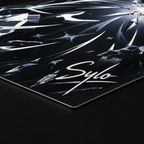 SYLO Tempered Glass Mouse Pads Customization Pixiv 3D Photovoltaic Technology Desk Pad PC FPS Gaming Glass Pad Replica