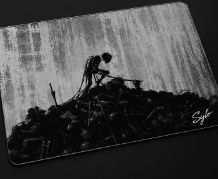 SYLO minimal GLASS MOUSEPAD